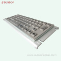 Industrial Metalic Keyboard for Information Kiosk